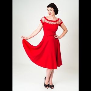 Red Tatyana Alika Circle Dress 4X